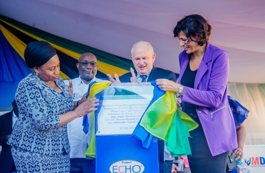Government, CDC launches COVID-19 case management hub at Muhimbili National Hospital